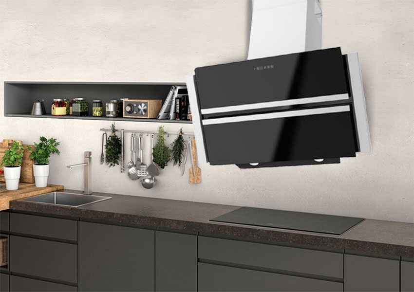 Máy hút mùi Steiger Roxy 75 Black - Hàng chính hãng