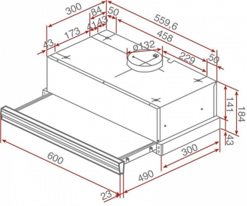 Máy hút mùi Teka CNL 6400 BK Black - Hàng chính hãng