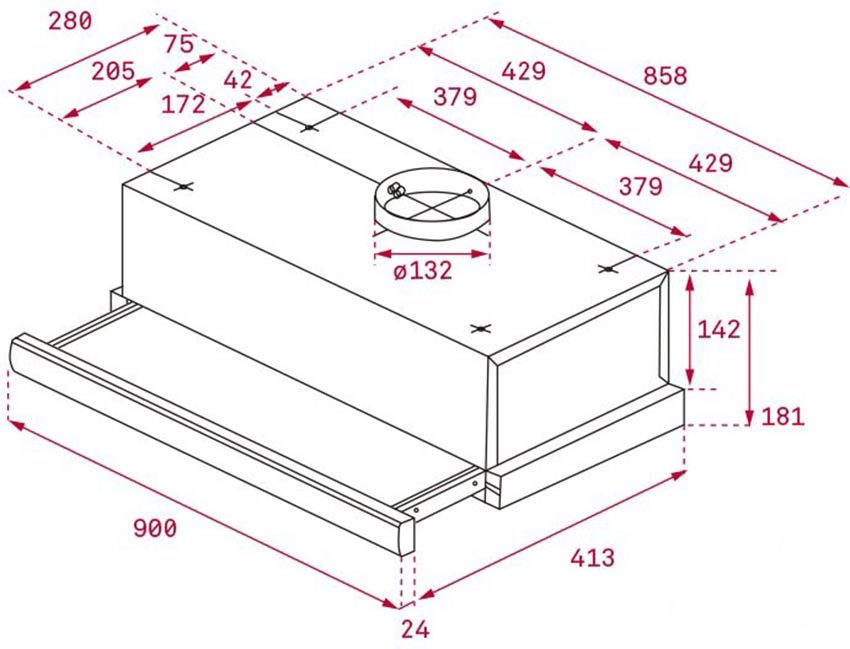 Máy hút mùi Teka TL 9310 S/S - Hàng chính hãng
