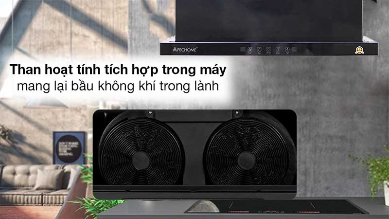 Máy hút mùi âm tủ Apechome APH-HP006 - Hàng chính hãng