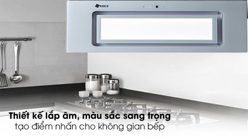 Thiết kế lắp âm của Máy hút mùi âm tủ Arber AB-750AT