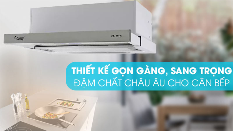 Máy hút mùi âm tủ Canzy CZ-C517I - Hàng chính hãng
