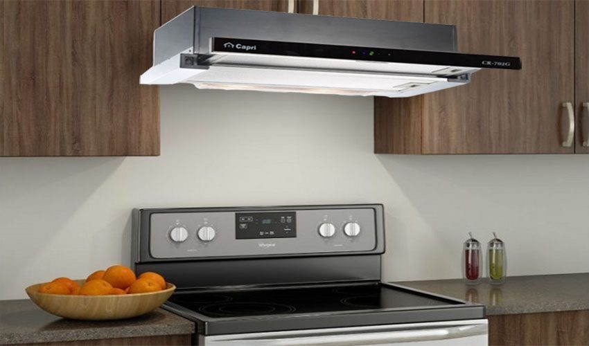 Máy hút khói khử mùi Capri CR-702G - Hàng chính hãng