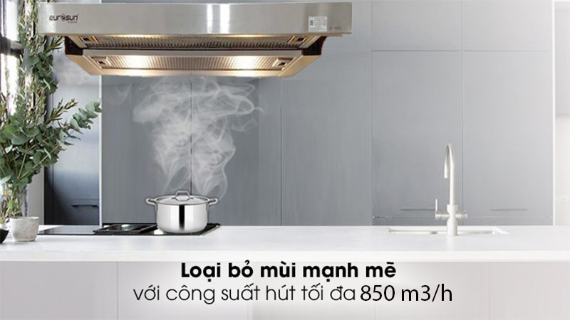 Máy hút mùi âm tủ Eurosun EH-60AF85S - Hàng chính hãng