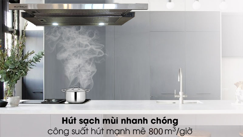 Máy hút mùi âm tủ Eurosun EH-70AF85S - Hàng chính hãng