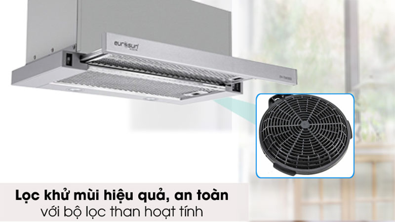 Máy hút mùi âm tủ Eurosun EH-70AF85S - Hàng chính hãng