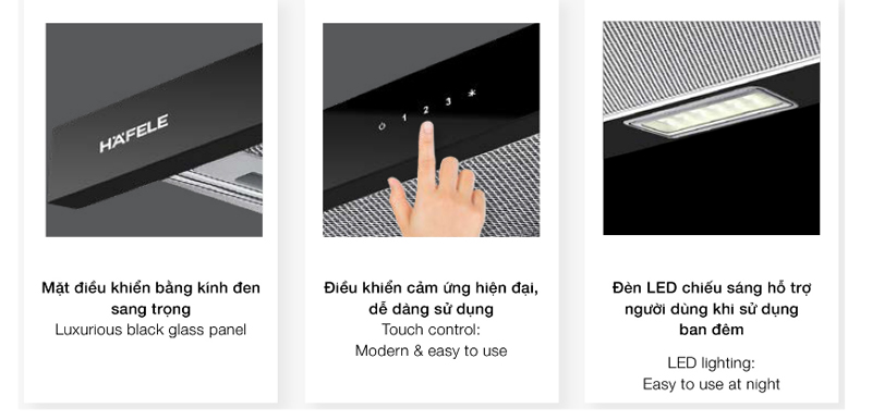 Máy hút mùi âm tủ Hafele HH-TT70A 533.86.817 - Hàng chính hãng