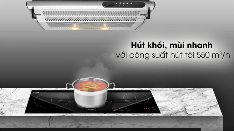 Máy hút mùi âm tủ Jenair 301-2M70IX