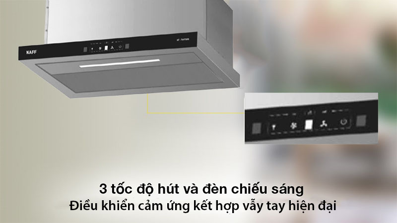 Máy hút mùi âm tủ Kaff KF-TH1700S - Hàng chính hãng