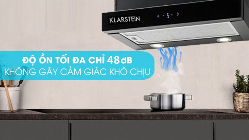 Độ ồn của Máy hút mùi Klarstein Vinea Unterbau
