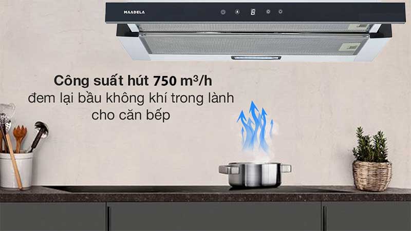 Máy hút mùi âm tủ Maadela MH-70TC - Hàng chính hãng