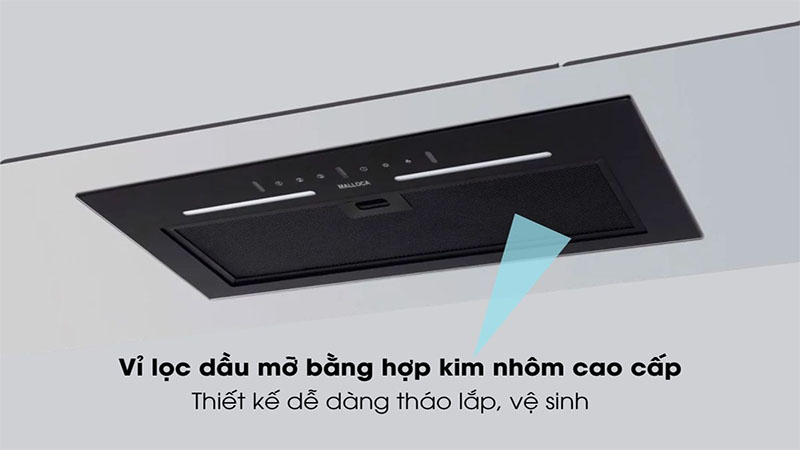 Máy hút mùi âm tủ Malloca MH-700GT - Hàng chính hãng