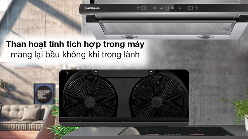 Than hoạt tính của Máy hút mùi âm tủ Nagakawa NKKH01M70