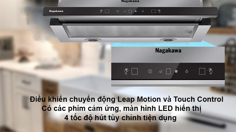 Bảng điều khiển của Máy hút mùi âm tủ Nagakawa NKKH01M70