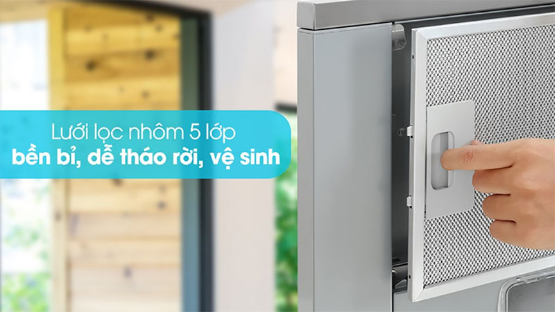 Máy hút mùi âm tủ Sevilla SV-700S/700B Pro - Hàng chính hãng