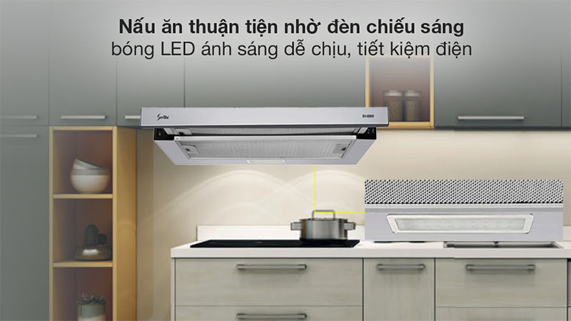 Máy hút mùi âm tủ Sevilla SV-E600 - Hàng chính hãng