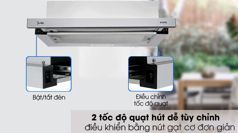 Máy hút mùi âm tủ Sevilla SV-E700 - Hàng chính hãng