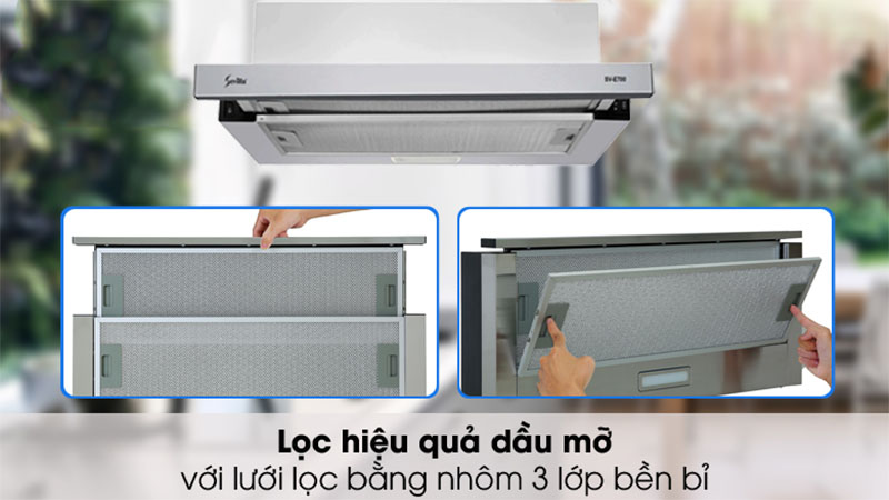 Máy hút mùi âm tủ Sevilla SV-E700 - Hàng chính hãng