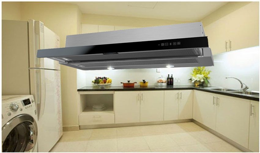 Ứng dụng của máy hút mùi âm tủ Steiger Corona Touch 90 Black