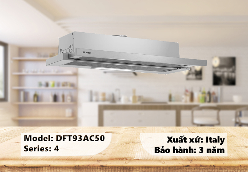Máy hút mùi âm tủ Bosch DFT93AC50 - Hàng chính hãng