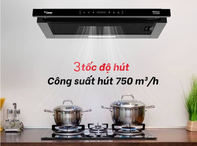 Máy hút mùi âm tủ Canzy CZ-D700S - Hàng chính hãng