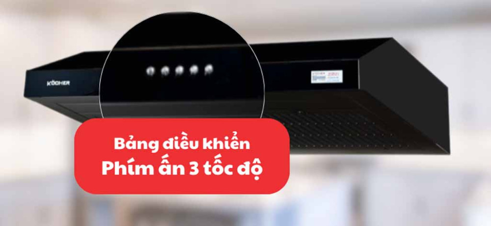 Điều khiển phím bấm cơ 3 tốc độ dễ thao tác