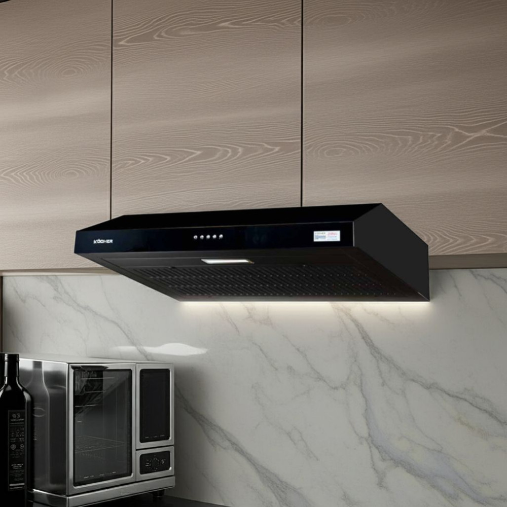 Kkích thước tiêu chuẩn 700mm, máy hút mùi này dễ dàng lắp đặt