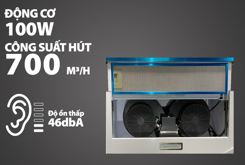 Máy hút mùi âm tủ Lorca TA-3005H - Hàng chính hãng