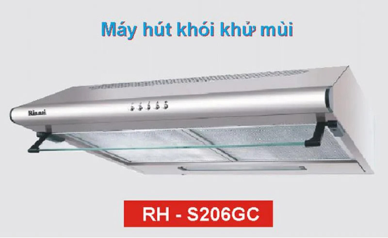 Máy hút mùi âm tủ Rinnai RH-S206-GC - Hàng chính hãng