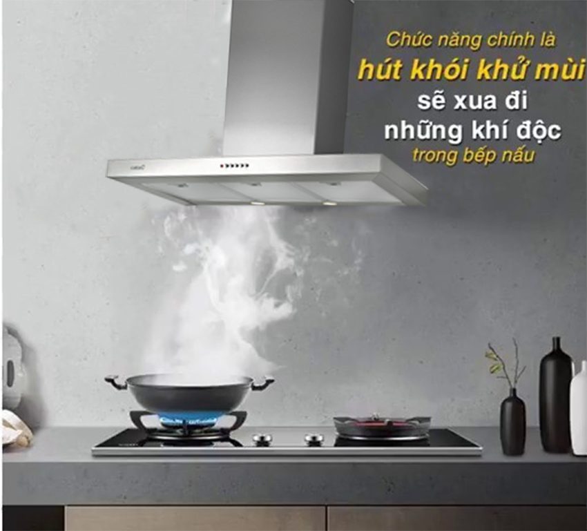Máy hút mùi áp tường Cata S PLUS 900 X - Hàng chính hãng