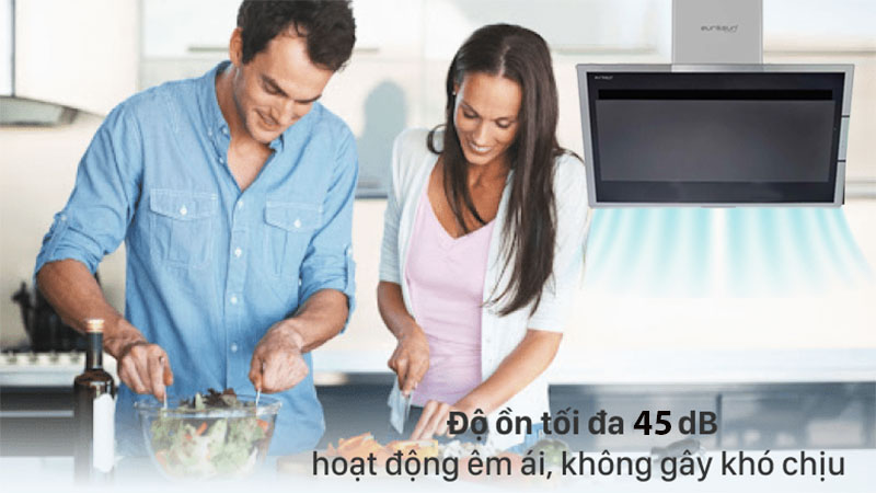 Độ ồn của Máy hút mùi áp tường Eurosun EH-70AF78B