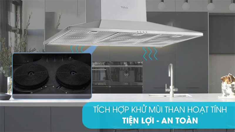 Máy hút mùi áp tường Teka DSS 985 - Hàng chính hãng