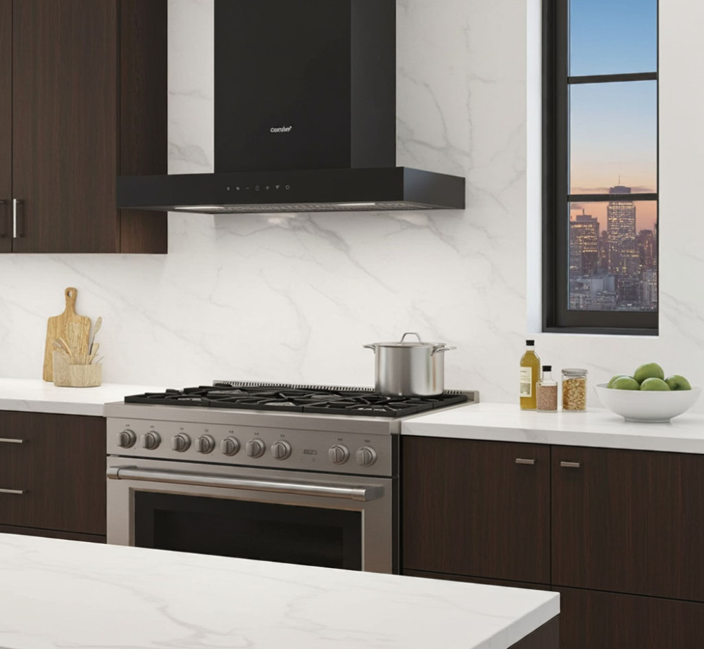 Máy hút mùi áp tường Comfee AI Connect CH-70TM77B - Hàng chính hãng