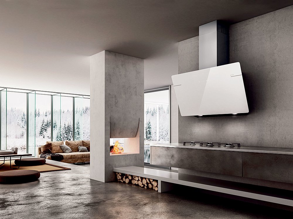 Máy hút mùi áp tường Elica L'ESSENZA WH/A/90 - Hàng chính hãng