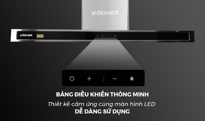 Bảng điều khiển cảm ứng có màn hình LCD hiển thị