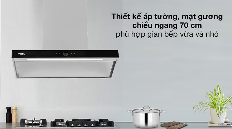 Thiết kế kiểu dáng gắn áp tường hiện đại, tiết kiệm không gian lắp đặt