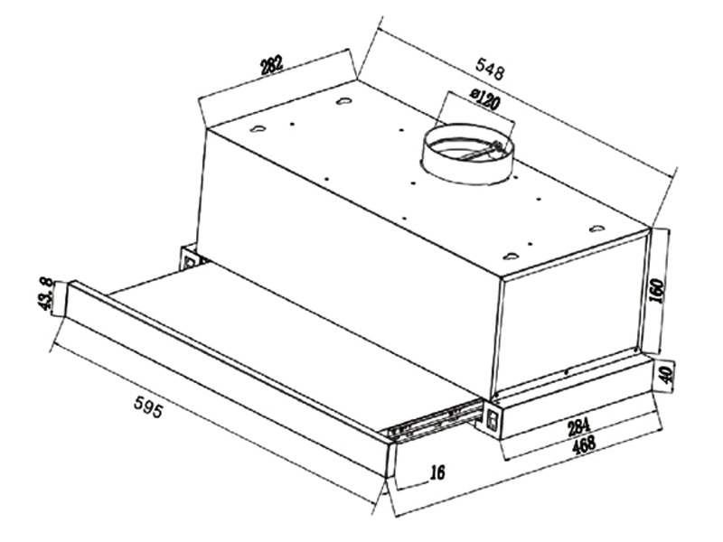 Máy hút mùi Binova BI-26-GT-60 - Hàng chính hãng