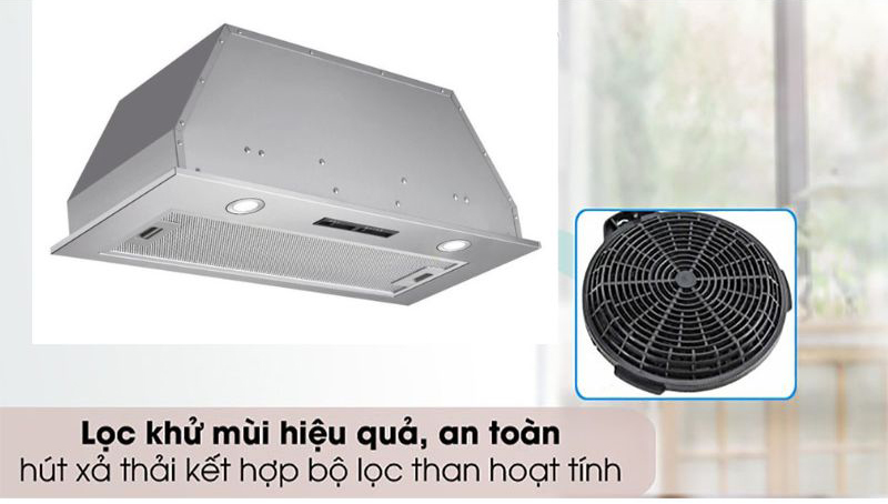 Máy hút mùi âm tủ Binova BI-28-AT-07 - Hàng chính hãng