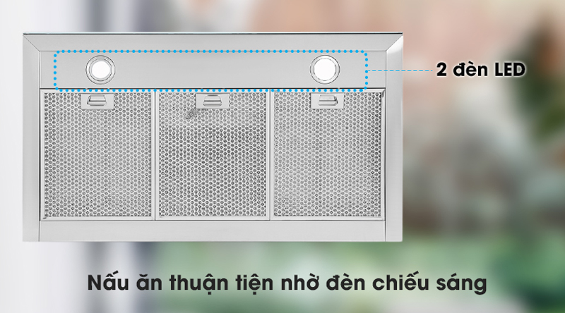 2 đèn led chiếu sáng để nấu ăn vô cùng tiện lợi