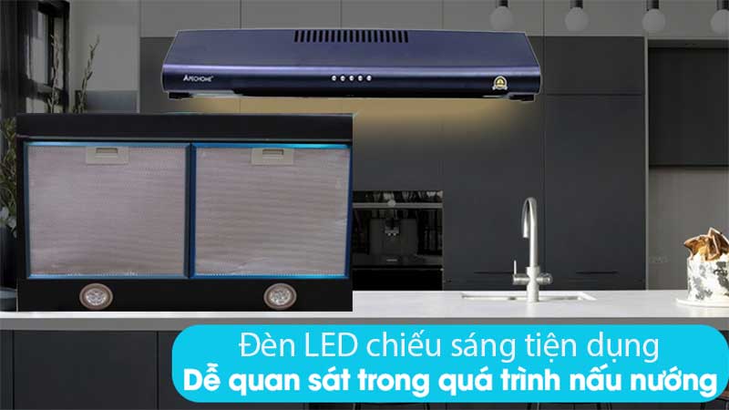 Máy hút mùi cổ điển Apechome APH-HP001 - Hàng chính hãng