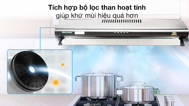 Máy hút mùi cổ điển Apechome APH-HP002 - Hàng chính hãng
