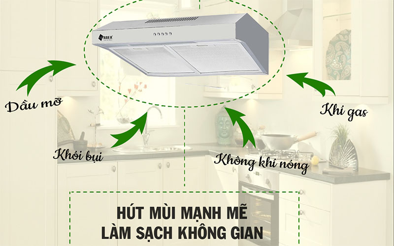 Máy hút mùi Arber AB-700AI - Hàng chính hãng