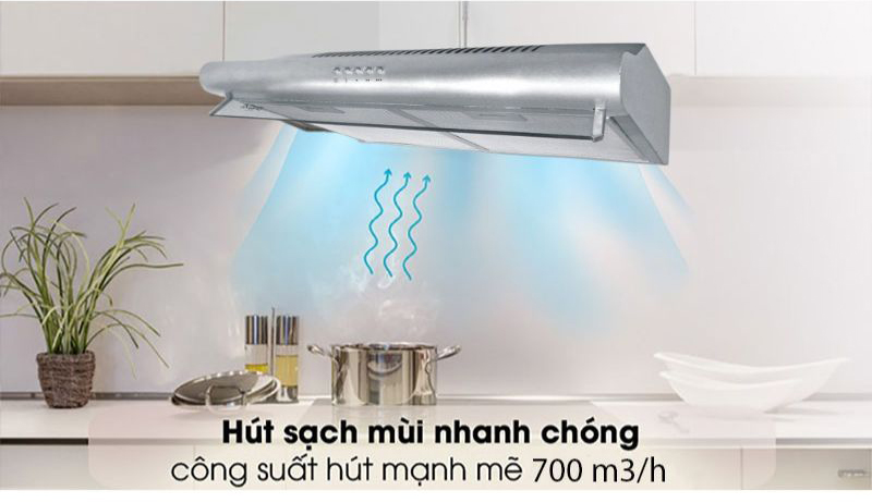 Máy hút mùi cổ điển Capri CR270B - Hàng chính hãng