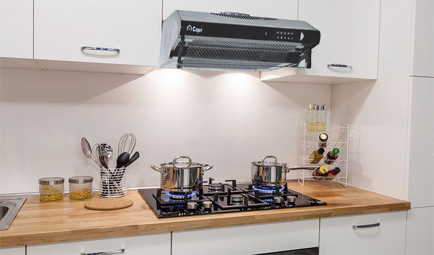 Ứng dụng của Máy hút mùi cổ điển Capri CR-70B 