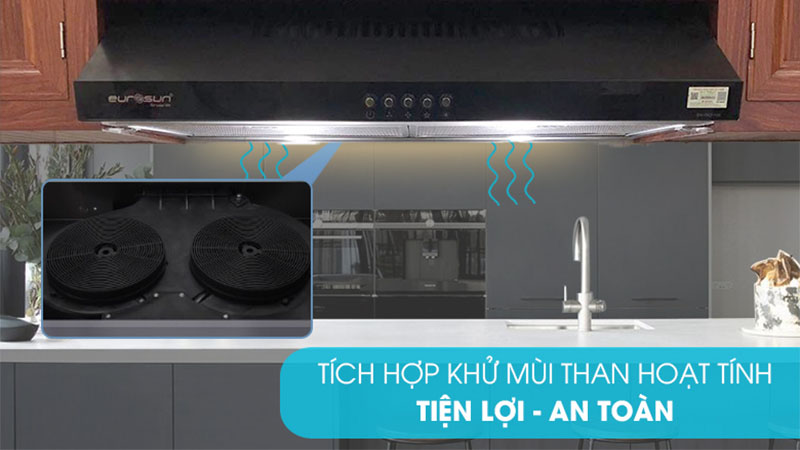 Máy hút mùi cổ điển Eurosun EH-70CF19B - Hàng chính hãng