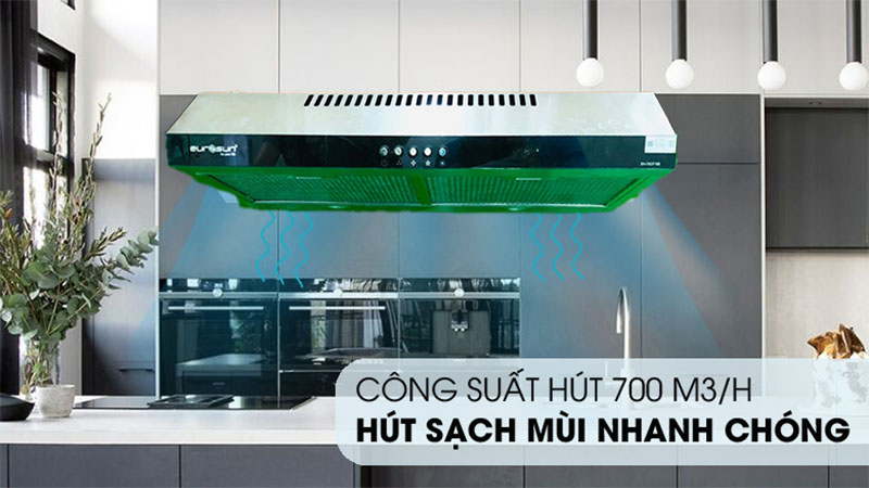 Máy hút mùi cổ điển Eurosun EH-70CF19S - Hàng chính hãng