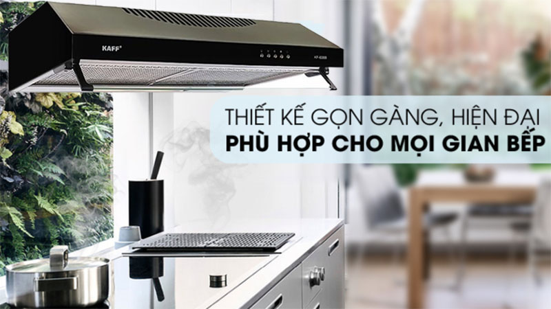 Máy hút mùi cổ điển Kaff KF-638B - Hàng chính hãng