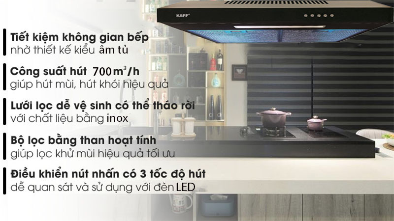 ùi cổ điển Kaff KF-SL70KB - Hàng chính hãng