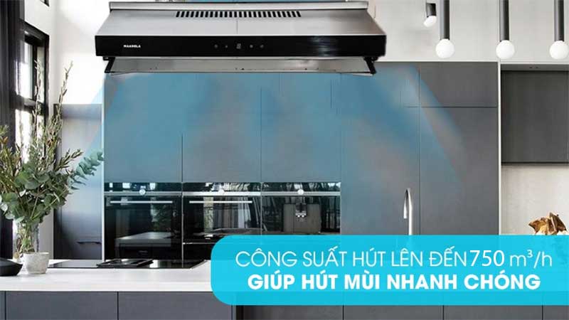 Công suất hút của Máy hút mùi cổ điển Maadela MH-70CST