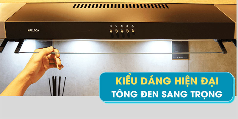Thiết kế của Máy hút mùi cổ điển Malloca H365.7B
